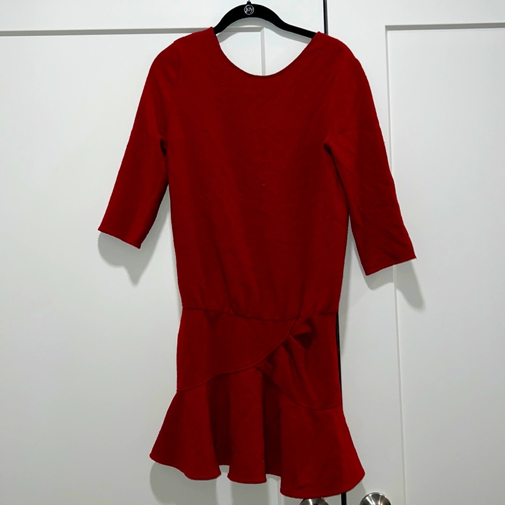 Ba&sh red wool dress, size 1